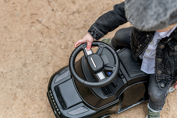 Het stuur met knopjes