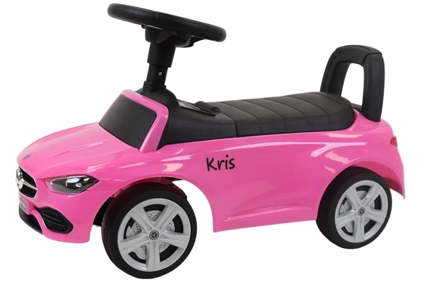 Voor de Mercedes Benz C-klasse roze
