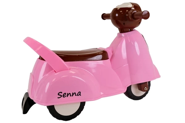 Voor scooter retro roze