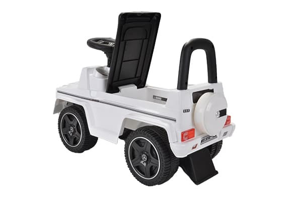 Opbergruimte onder de zitting.