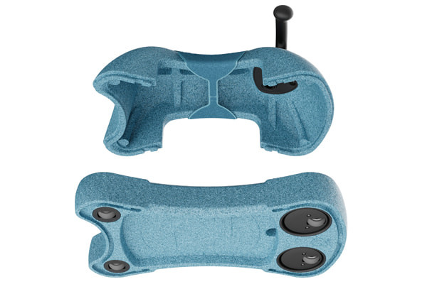 Draai de bodemplaat om en maak er een loopauto van