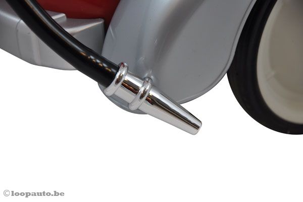 De brandweerspuit kan direct worden gebruikt.