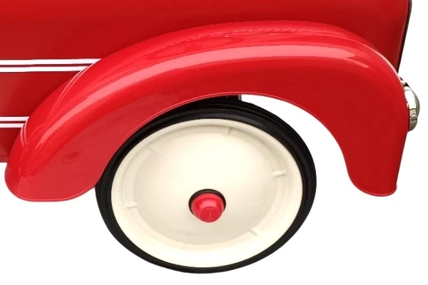 Metalen wielen met rubberen rand