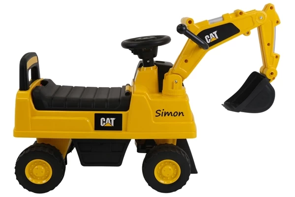 Voor de CAT graafmachine