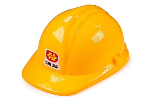 Gele bouwhelm van Bigjigs
