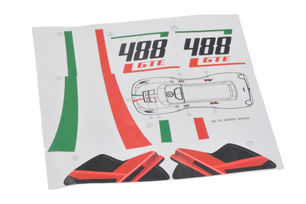 Met Ferrari stickervel