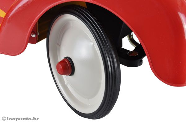 Rubberen wielen voor binnen en buiten.