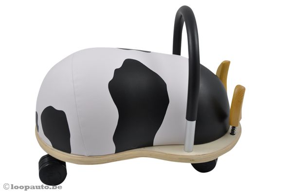 Zijkant van de Wheelybug Koe.